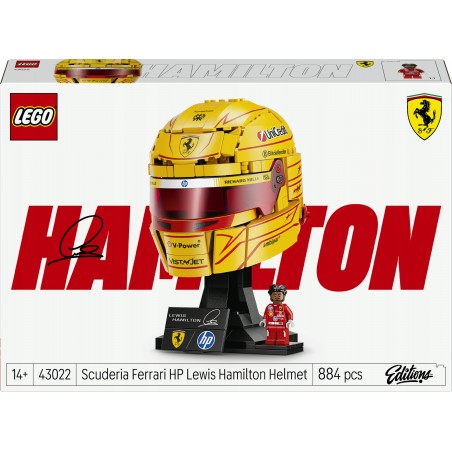 LEGO Editions Kask Lewis Hamilton Scuderia Ferrari HP 43022