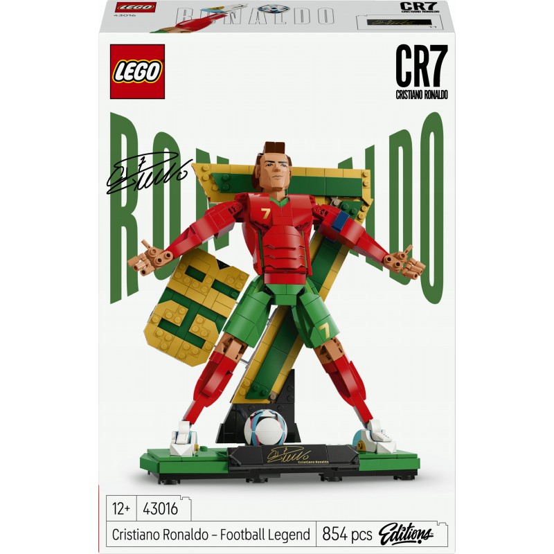 LEGO Editions Cristiano Ronaldo - piłkarska legenda 43016