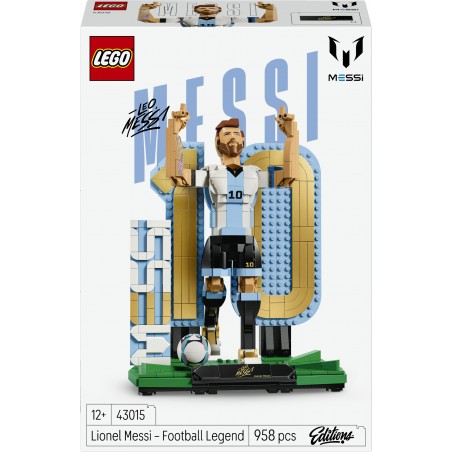 LEGO Editions Lionel Messi - piłkarska legenda 43015