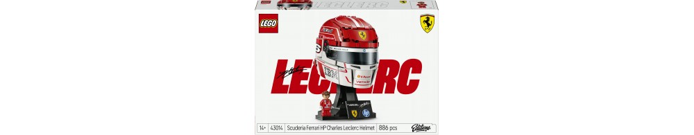 LEGO Editions Kask Charles Leclerc Scuderia Ferrari HP 43014