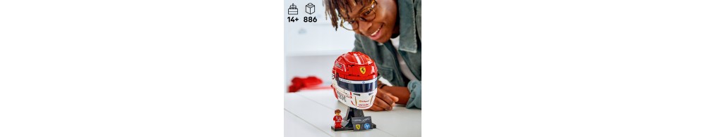 LEGO Editions Kask Charles Leclerc Scuderia Ferrari HP 43014