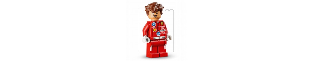 LEGO Editions Kask Charles Leclerc Scuderia Ferrari HP 43014