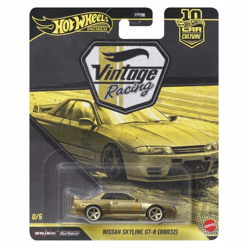 Hot Wheels Premium Vintage Racing Nissan Skyline GT-R (BNR32) CHASE 0/5 JKF23