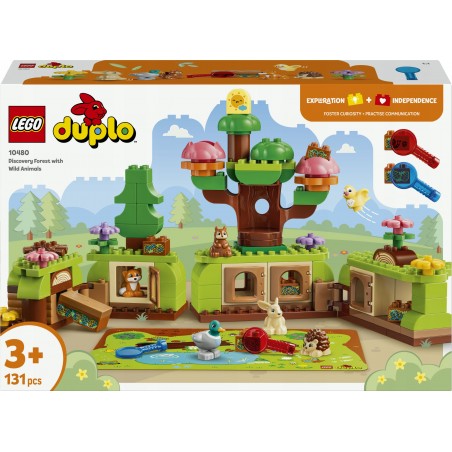 LEGO DUPLO Las odkrywców z dzikimi zwierzętami 10480