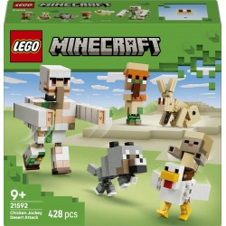 LEGO Minecraft Atak kurzego jeźdźca na pustyni 21592