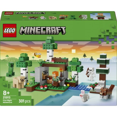 LEGO Minecraft Przetrwanie pierwszej nocy 21593