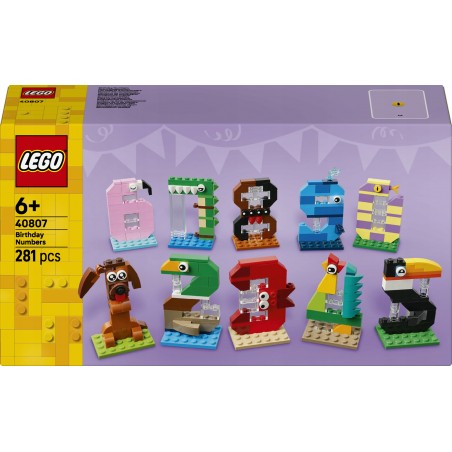 LEGO Urodzinowe cyferki 40807