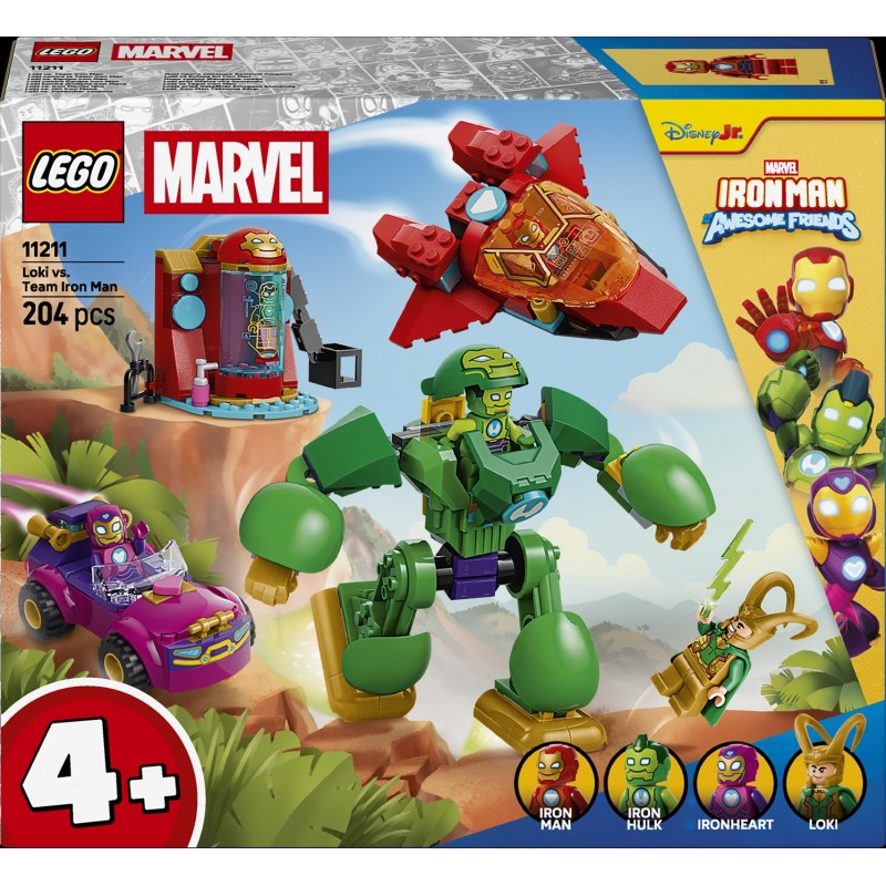 LEGO Marvel Loki kontra drużyna Iron Mana 11211