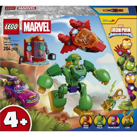 LEGO Marvel Loki kontra drużyna Iron Mana 11211