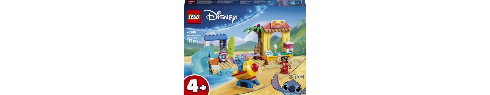 LEGO Disney Zabawa na plaży z Lilo i Stitchem 43280