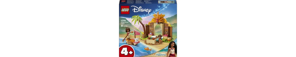 LEGO Disney Vaiana Wiejska chatka i łódź 43282