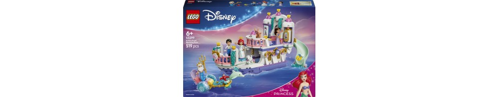 LEGO Disney Princess Królewska łódź weselna Arielki 43299