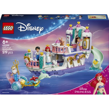 LEGO Disney Princess Królewska łódź weselna Arielki 43299