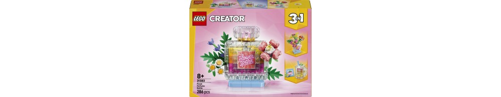 LEGO Creator 3 w 1 Flakon perfum z kwiatową ozdobą 31383