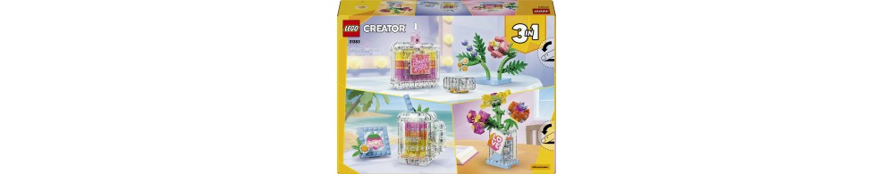 LEGO Creator 3 w 1 Flakon perfum z kwiatową ozdobą 31383