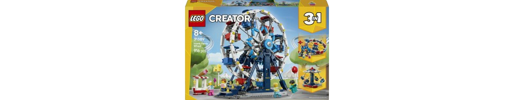 LEGO Creator 3 w 1 Kultowy diabelski młyn 31389