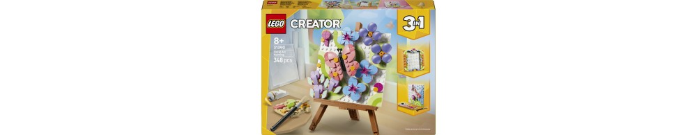 LEGO Creator 3 w 1 Dekoracyjny obraz z kwiatami 31390