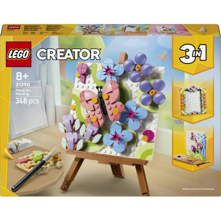 LEGO Creator 3 w 1 Dekoracyjny obraz z kwiatami 31390