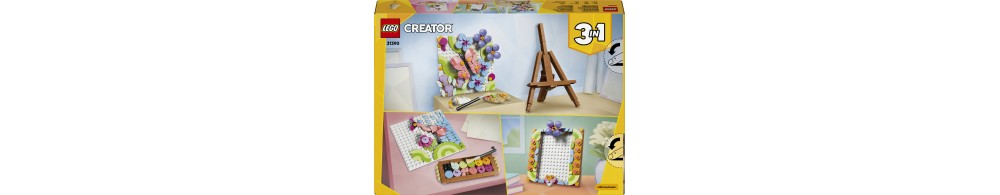 LEGO Creator 3 w 1 Dekoracyjny obraz z kwiatami 31390