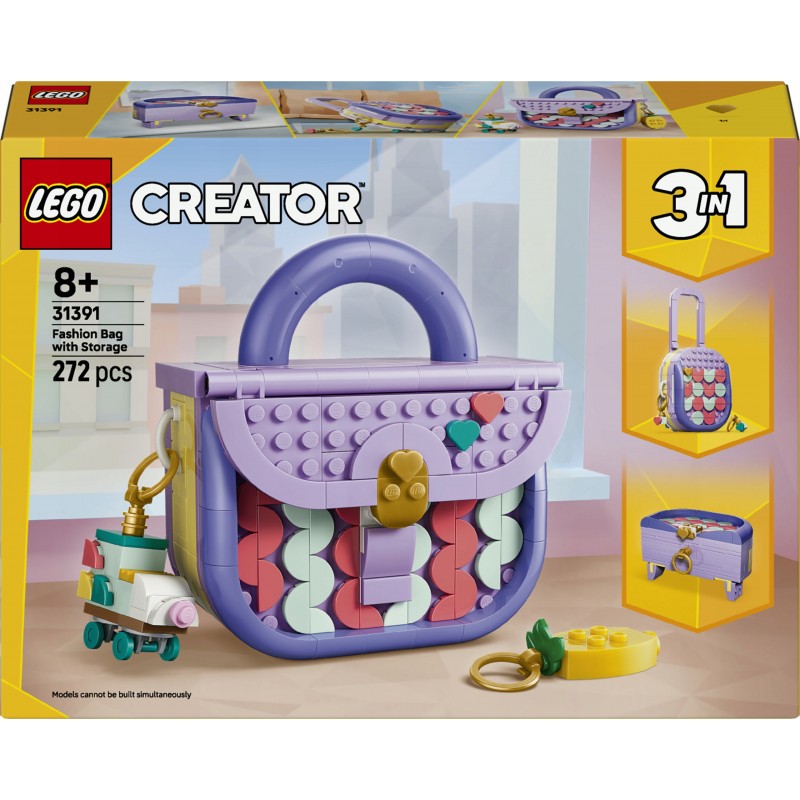 LEGO Creator 3 w 1 Modna torebka ze schowkiem 31391