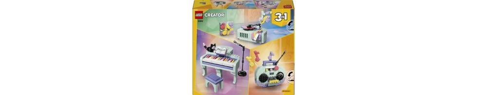 LEGO Creator 3 w 1 Dekoracyjny fortepian z kotem 31392
