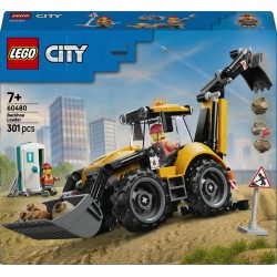 LEGO City Żółta koparko-ładowarka 60480