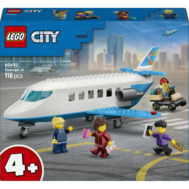 LEGO City Samolot pasażerski 60492