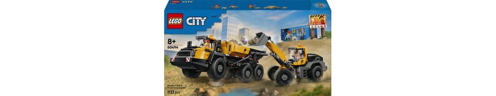 LEGO City Wywrotka i ładowarka czołowa 60494