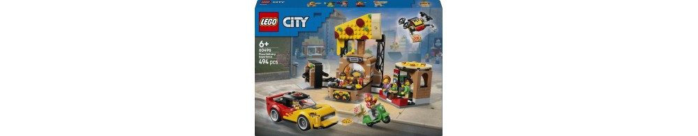 LEGO City Dostawa pizzy z pojazdami 60496