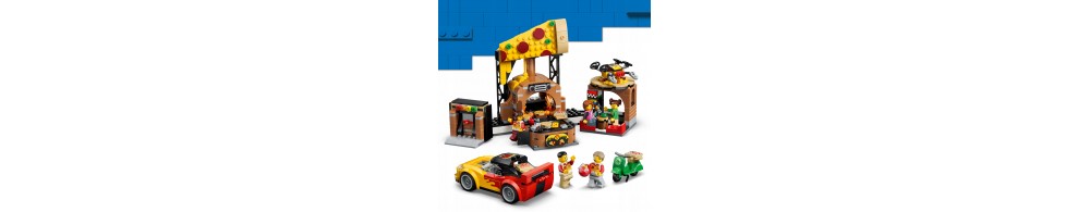 LEGO City Dostawa pizzy z pojazdami 60496
