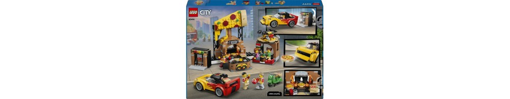 LEGO City Dostawa pizzy z pojazdami 60496