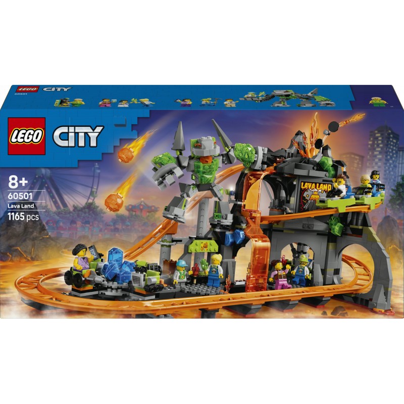 LEGO City Park rollercoasterów Lava Land 60501