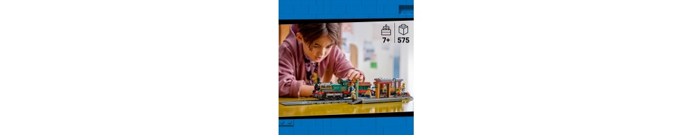 LEGO City Retro pociąg z lokomotywą parową 60511
