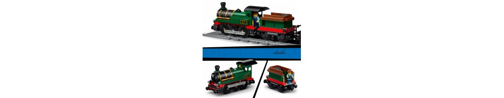 LEGO City Retro pociąg z lokomotywą parową 60511