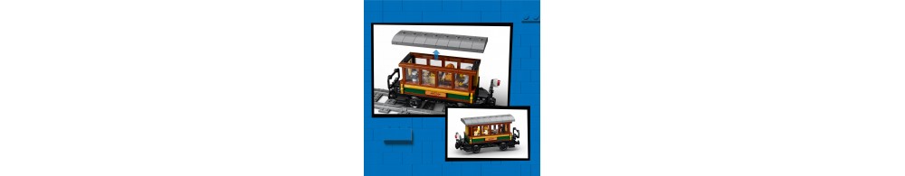 LEGO City Retro pociąg z lokomotywą parową 60511