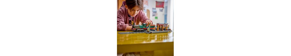 LEGO City Retro pociąg z lokomotywą parową 60511