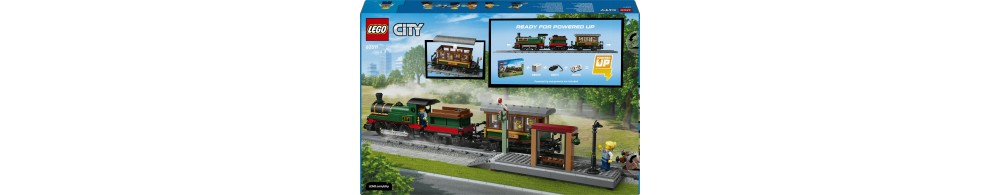 LEGO City Retro pociąg z lokomotywą parową 60511