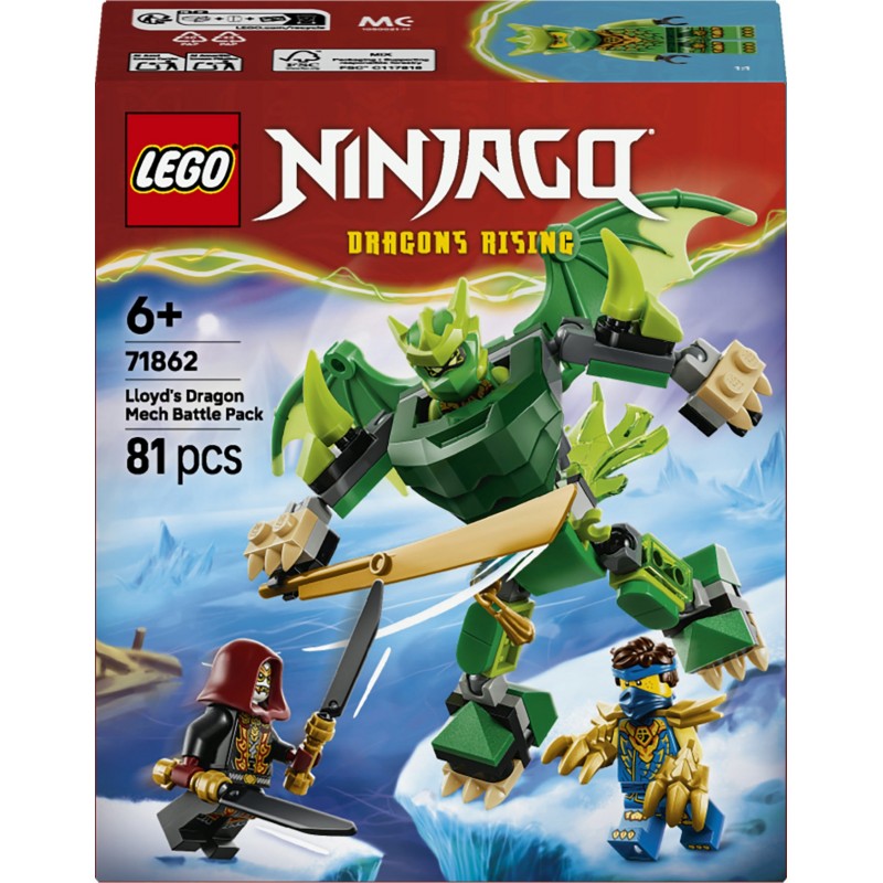 LEGO NINJAGO Smoczy mech Lloyda - zestaw bitewny 71862