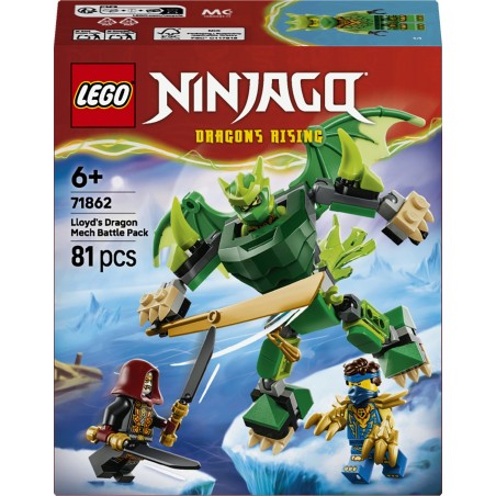 LEGO NINJAGO Smoczy mech Lloyda - zestaw bitewny 71862