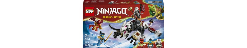 LEGO NINJAGO Zilvar i smocza bestia Grimtak 71863