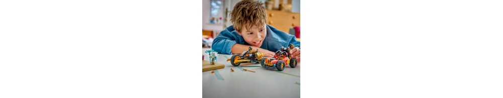 LEGO NINJAGO Wielofunkcyjne pojazdy Kaia i Cole’a 71864