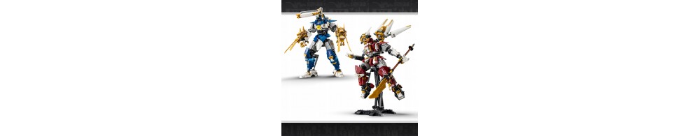LEGO NINJAGO Bliźniacze tytanowe mechy 71870