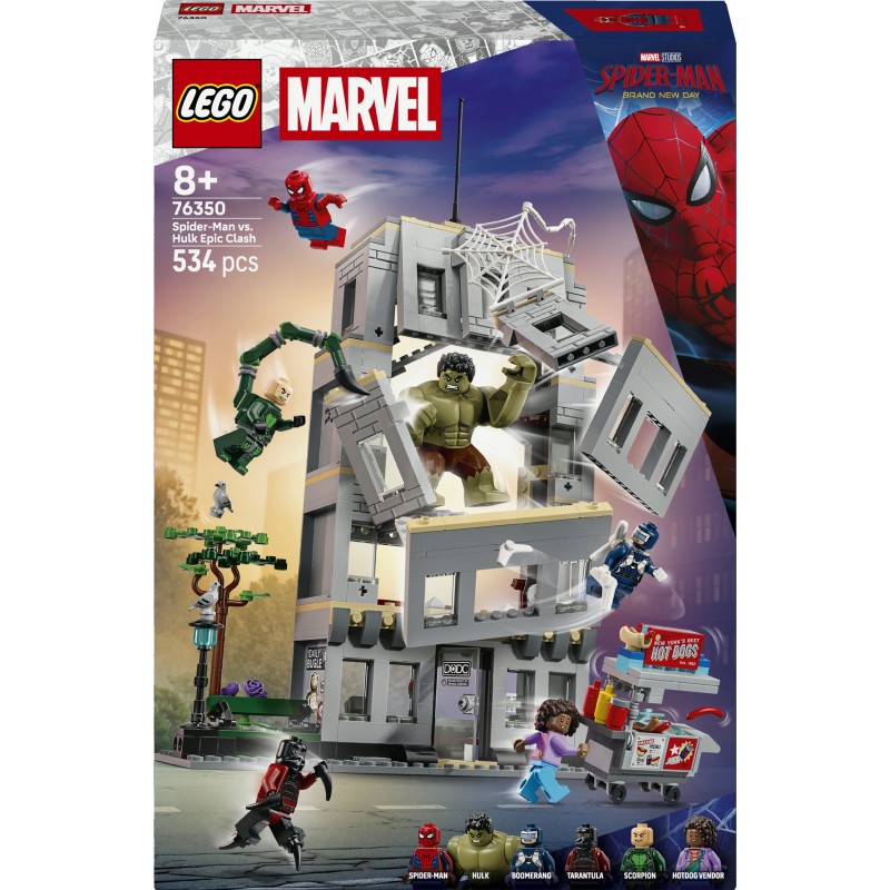 LEGO Marvel Epickie starcie: Spider-Man kontra Hulk 76350