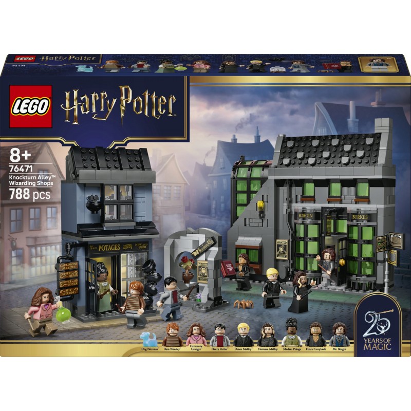 LEGO HARRY POTTER Magiczne sklepy na ulicy Śmiertelnego Nokturnu 76471