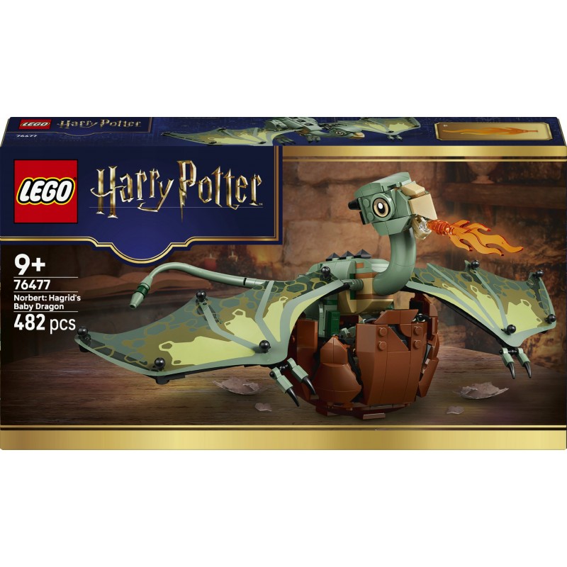 LEGO Harry Potter Norbert: mały smok Hagrida 76477