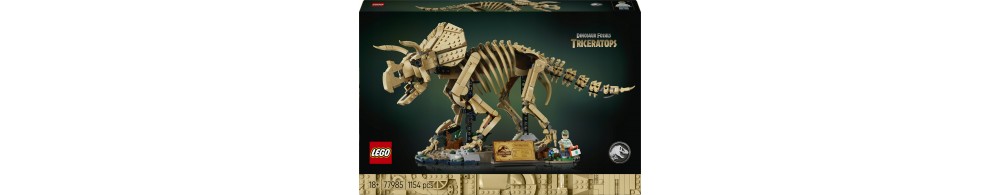 LEGO Jurassic World Szkielety dinozaurów: triceratops 77985