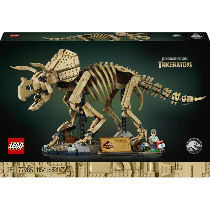 LEGO Jurassic World Szkielety dinozaurów: triceratops 77985
