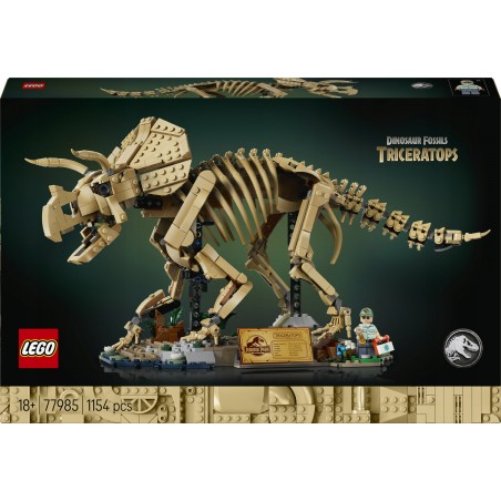 LEGO Jurassic World Szkielety dinozaurów: triceratops 77985
