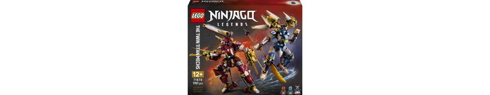 LEGO NINJAGO Bliźniacze tytanowe mechy 71870