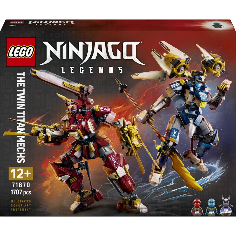 LEGO NINJAGO Bliźniacze tytanowe mechy 71870